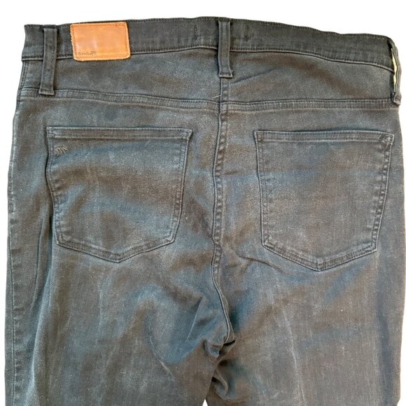 Madewell Black Jeans‎ Size 31 9" High Rise Skinny Leg Pants Stretch - Picture 10 of 10